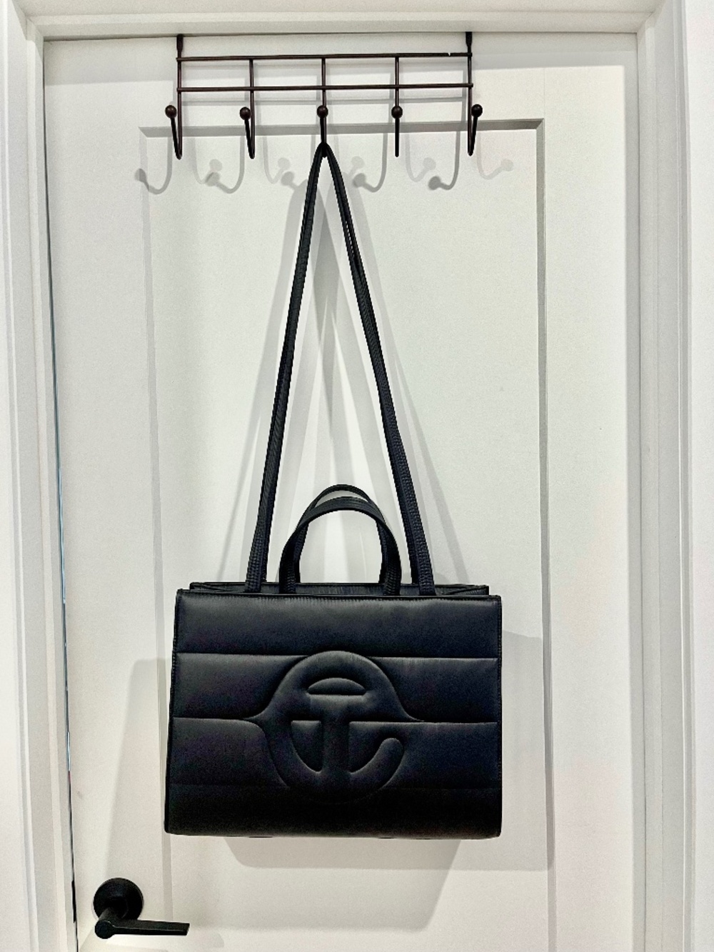 Telfar x Moose Knuckles Puff Shopper Tote – Medium – Black – Pristine Condition